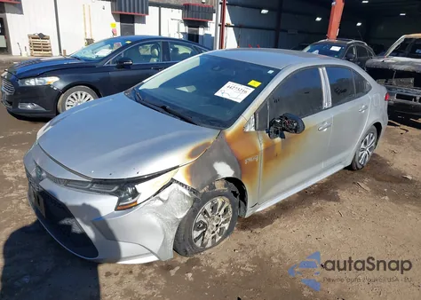 2020 Toyota Corolla Hybrid Le from USA, damaged, VIN JTDEBRBE4LJ019176